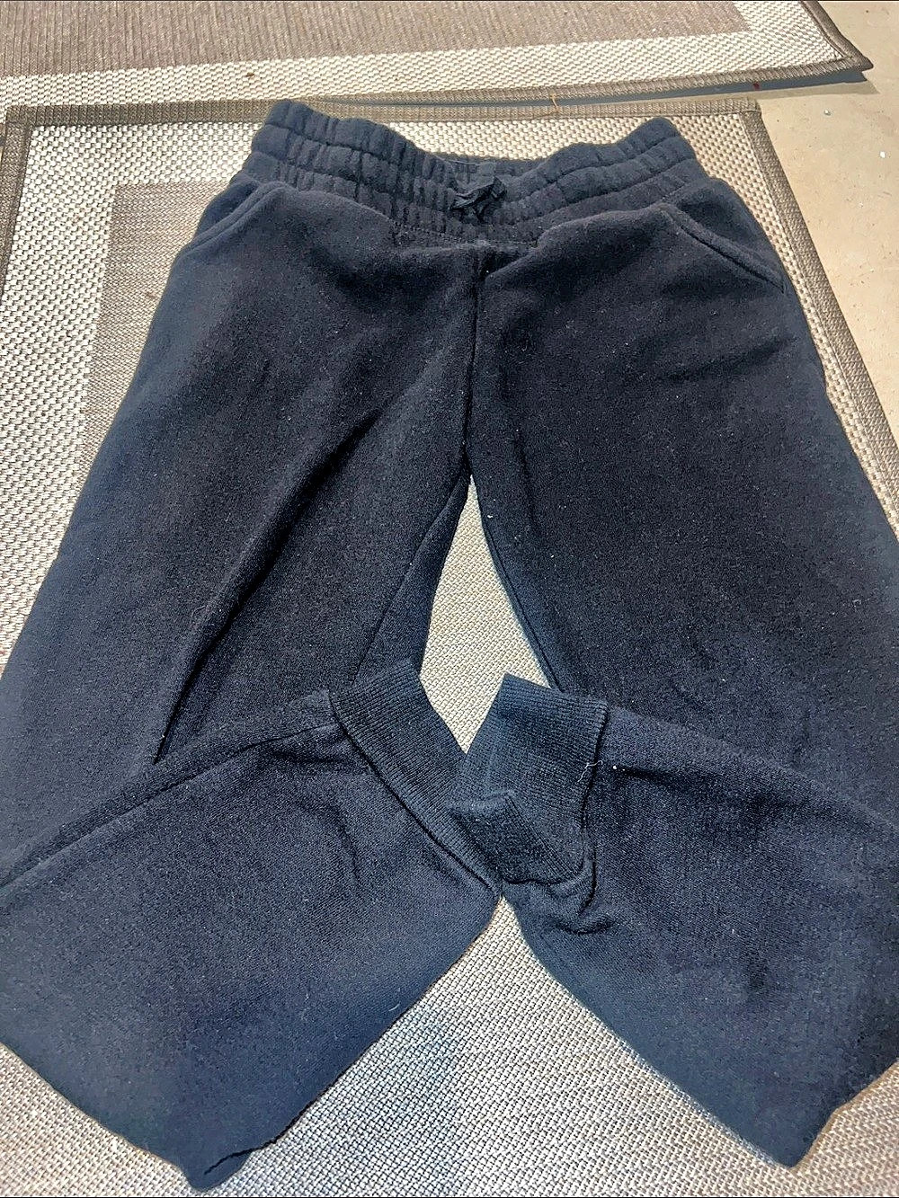Jumping Beans Softest Fleece Joggers Black Girls Size 8